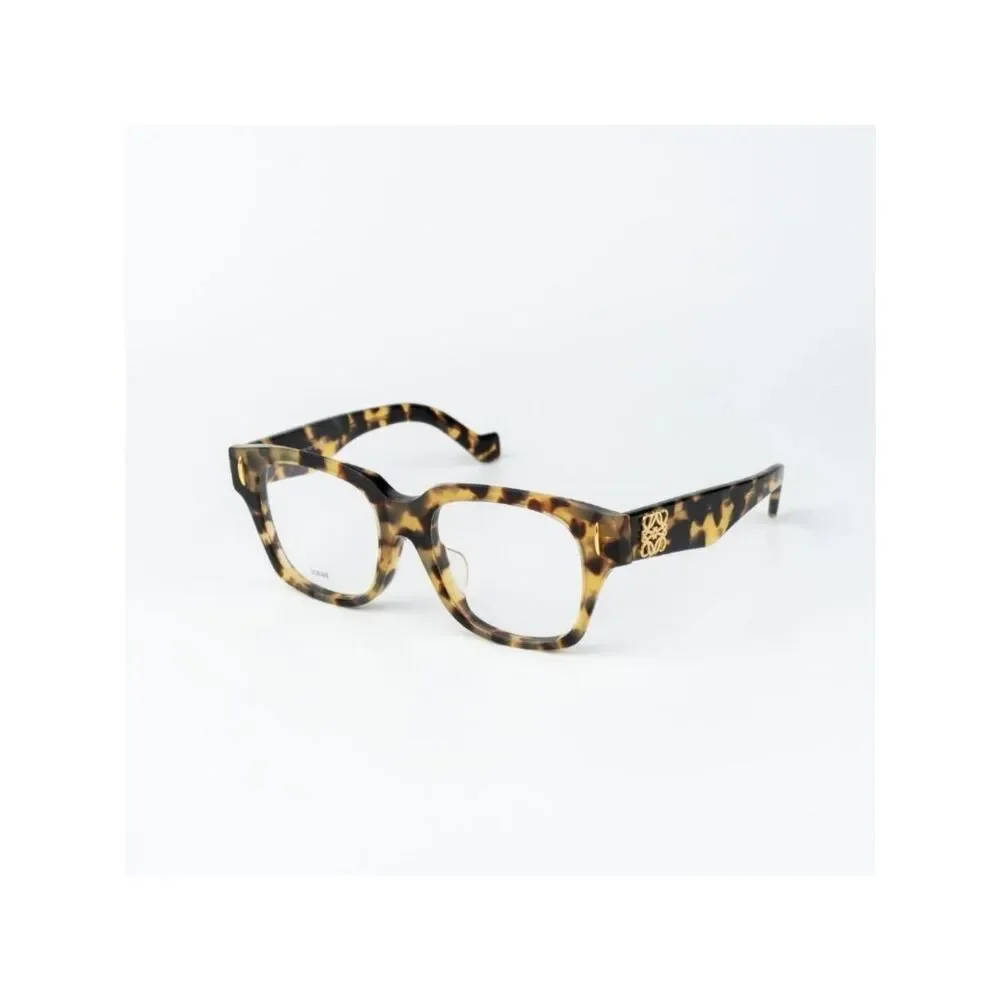 Loewe Women Eyeglasses Brown Havana Square LW50091F 056 NEW AUTHENTIC